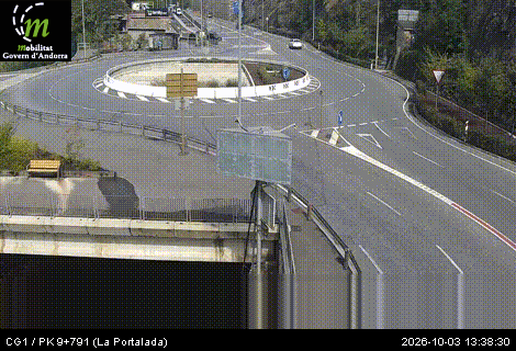 Cámara de tráfico CG1 / PK 9+791 (La Portalada) / 860 metres en CG1