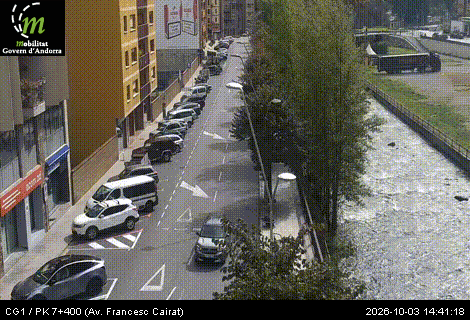 Cámara de tráfico CG1 / PK 7+400 (Av. Francesc Cairat) / 896 metres en CG1