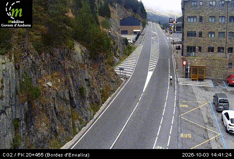 Cámara de tráfico CG2 / PK 20+455 (Bordes d'Envalira) / 1.938 metres en CG2