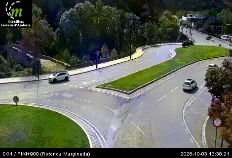 Cámara de tráfico CG1 / PK 4+900 (Rotonda Margineda) / 949 metres en CG1