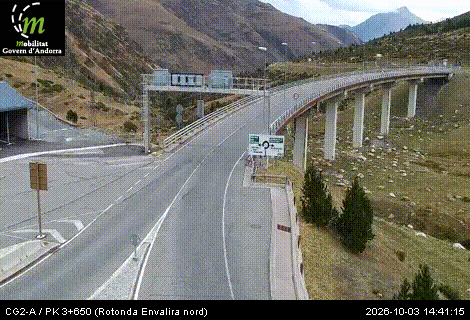 Cámara de tráfico CG2-A / PK 3+650 (Rotonda Envalira nord) en CG2