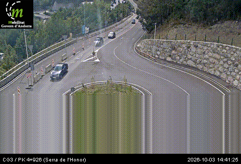 Cámara de tráfico CG3 / PK 4+926 (Serra de l'Honor) / 1.235 metres en CG3